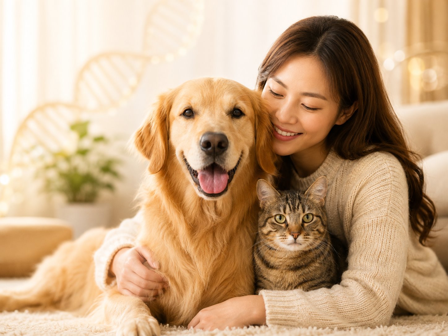 飼主與狗狗、貓咪｜AccuPet 安芯寵醫療級寵物基因檢測